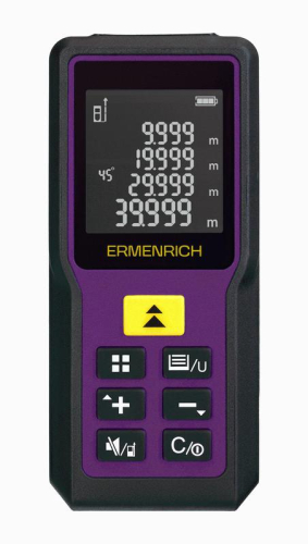 Рулетка лазерная Reel PRO GM60 фиолет. Ermenrich 84645