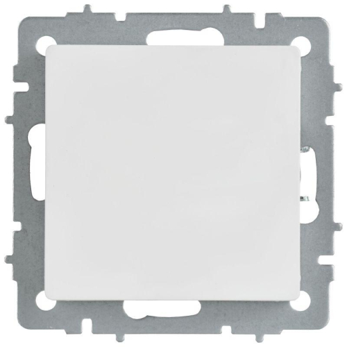 Заглушка BRITE МЗ10-БрАБ с суппортом механизм арктич. бел. IEK BR-PL10-K91