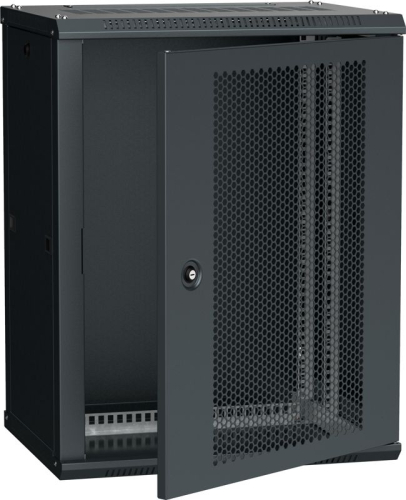 Шкаф настенный укомплектован. LINEA W 20U 600х650 дверь перфорир. черн. ITK IND-LW05-20U67-PF-SBZ