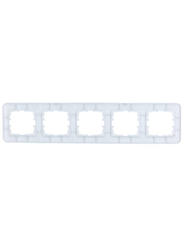 Рамка 5-м ASTI горизонт. бел. LEZARD 7081-0200-150