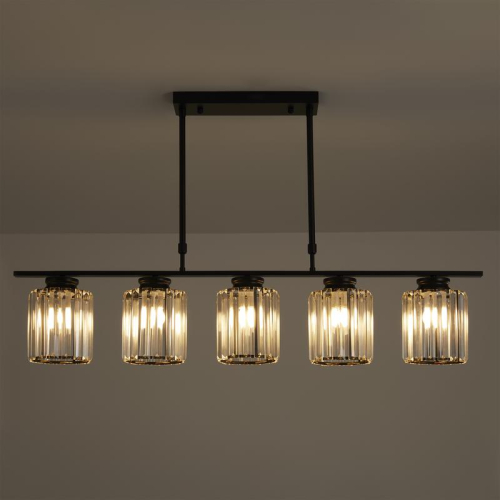 Светильник Ferrera 200Вт E27х5 IP20 подвесной Freya FR5474PL-05B