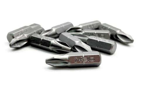 Бита крестовая Industrial PH 2х25 10шт в пластиковом боксе FELO 02202016