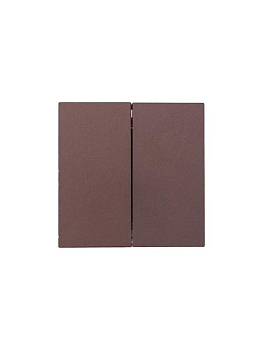 Выключатель 2-кл. СП ZIMA IP20 10А безвинт. зажим шоколад LEZARD 704-7388-101QC