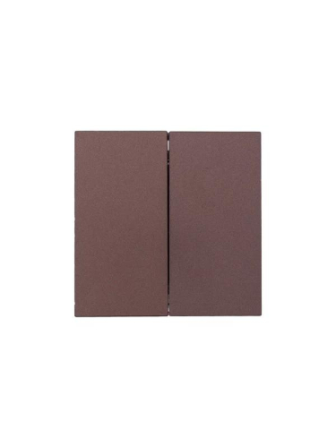 Выключатель 2-кл. СП ZIMA IP20 10А безвинт. зажим шоколад LEZARD 704-7388-101QC