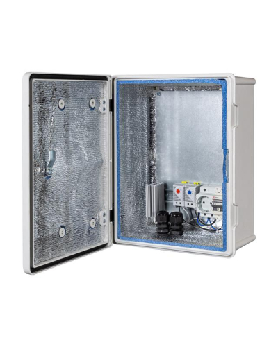 Шкаф монтажный композитный 290х390х190 Пластик-2УТП+ Mastermann 00-01020934