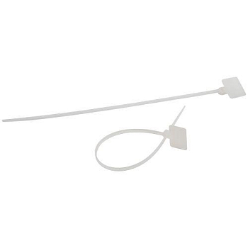 Хомут кабельный 2.5х200 с площадкой для маркировки 25х15 NO-225-320 бел. (уп.50шт) Эра Б0066063