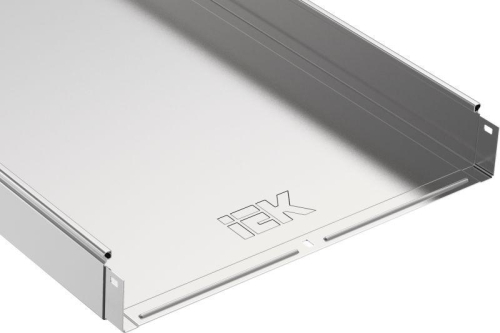 Лоток листовой неперфорированный 400х80 L3000 сталь 1мм крашен. IEK CLNK10-080-400-3