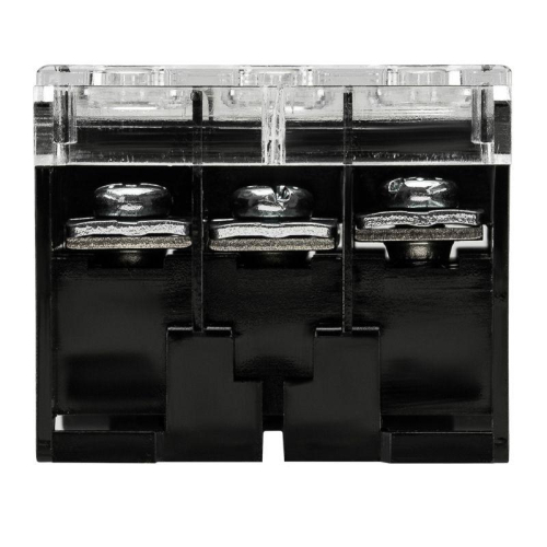 Блок зажимов клеммный БЗД 3х-полюсный 10.0кв.мм 50А на DIN-рейку Rexant 11-2166