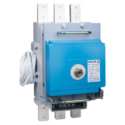 Выключатель автоматический 1000А ВА53-41-344730 УХЛ3 690В НР=230В AC/220В DC ПЭ400AC задн. присоед. КЭАЗ 271540