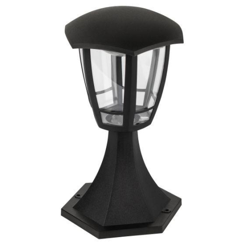 Светильник светодиодный садово-парковый ДТУ 07-8-003 Валенсия 1 8Вт 3000К IP44 6 гранный напольный черн. Эра Б0064200