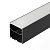 Профиль LINE-S-7575-3000 BLACK L3000 алюм. Arlight 041857