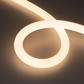 Лента светодиодная MOONLIGHT-TOP-A336-D25mm 48V Warm 3000К 360deg 12.5Вт/м IP65 2835 wire x1 прямой вывод кабеля герметичная (уп.20м) Arlight 037562