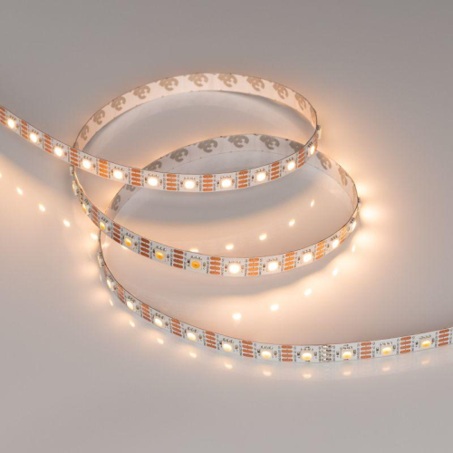 Лента светодиодная SPI-B60-10mm 12V Warm 2700К-PX1-RAM 9.3Вт/м IP20 5060 бегущий огонь (уп.5м) Arlight 033438