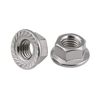 Гайка шестигранная с фланцем М10 DIN 6923 оцинк. (уп.18шт) Tech-Krep/Zitar 141610