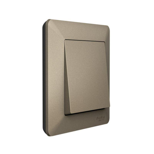 Рамка 1-м AtlasDesign Air шампань/дым. черн. SE ATN220501