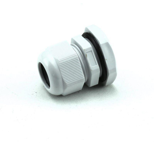 Сальник MG25 d12-15мм IP68 пластик. сер. ГОФРОМАТИК zeta30903