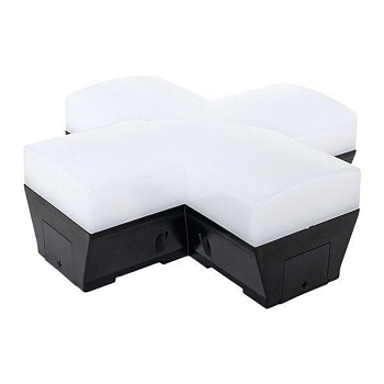 Коннектор фигурный для светодиодных линейных светильников ДБО-X черн. 12Вт 6500К IP20 LUMA EKF LBL-X-12-B-6500