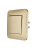 Выключатель 1-кл. 1п СП ASTI 10А IP20 в сборе золото. LEZARD 7081-3636-100