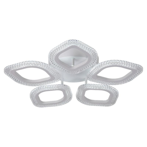 Люстра потолочная светодиодная диммируемая LOSANGA с ДУ 3 режима 535х75 68Вт 21кв.м бел. Ritter 52925 9