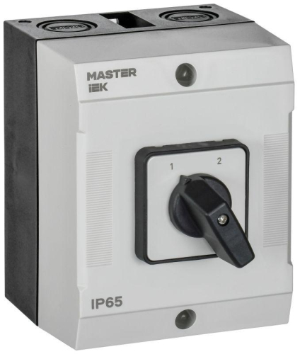 Переключатель кулачковый 10А (сх. 54) в боксе стандартная рукоятка IEK MI-CS20-010-054