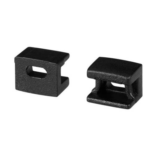 Заглушка PLINTUS-FANTOM BLACK с отверстием пластик (комплект) Arlight 043608