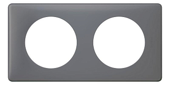 Рамка 2-м Celiane фиолет. перкаль Leg 066732