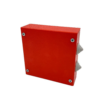Коробка распределительная огнестойкая 100х100х60мм IP55 FIREFORT КРОПС-ST4 FRJB-KM-ST4-2.5-04-КРОПС-IP55 для кабелей до 2.5кв.мм 4 клеммы КМ KR0169