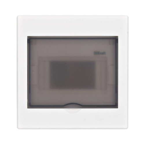 Корпус встраиваемый дв. 1 ряд 6 мод. IP41 ЩРВ-П пласт. прозр. DEKraft 31051DEK