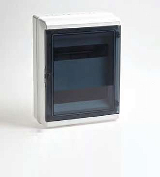 Бокс ОП Тусо 24мод. IP55 сер./сер. двер. Рувинил 69024