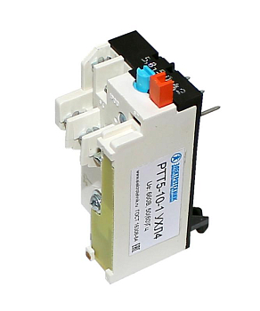 Реле электротепловое токовое РТТ5-10-1 УХЛ4 3.20А 660В/50Гц 1р 2.70-3.70А ручной возврат IP00 Электротехник ET003087