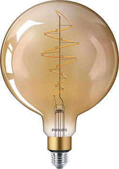 Лампа светодиодная филаментная LED Classic-giant G D DIM 40Вт G200 E27 PHILIPS 929001873401