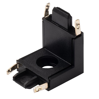 Коннектор V-образный Метр (MTR)16 CV-BL накладной шинопровод низковольтный черн. Pro JazzWay 5057319