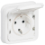 Розетка 1-м СП Plexo Artic 16А IP55 250В антибактер. 2P+E с заземл. немецк. стандарт в сборе бел. Leg 070772 Розетка 1-м СП Plexo Artic 16А IP55 250В антибактер. 2P+E с заземл. немецк. стандарт в сборе бел. Leg 070772