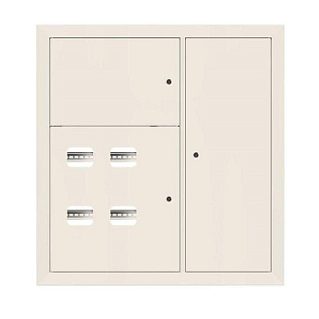 Щит этажный 4кв. RAL9001 (1000х950х150) Basic EKF mb28-v-4-r9001