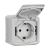 Розетка 1-м ОП Quteo 16А IP44 250В 2P+E с заземл. защ. шторки с крышкой сер. Leg 782351 Розетка 1-м ОП Quteo 16А IP44 250В 2P+E с заземл. защ. шторки с крышкой сер. Leg 782351