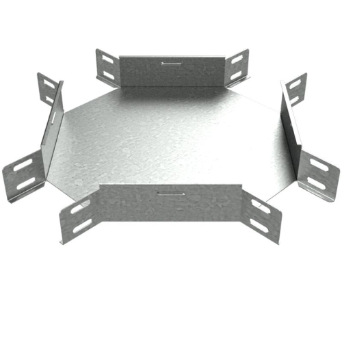 Ответвитель для лотка Х-образ. 50х50-100 сталь 0.8мм XD50-50-100 КМ LO7207