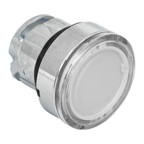 Механизм кнопки исполнительный XB4 бел. плоский возвратный без фиксации с подсветкой IP65 EKF XB4BW-W-65