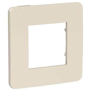 Рамка 1-м UNICA STUDIO беж./беж. SchE NU280244