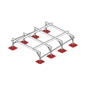 Конструкция опорная для установки оборудования TECHNORAPTOR FOOT 2000х2500 KM-TR-F-SSEI-2000-2500 КМ TR0044