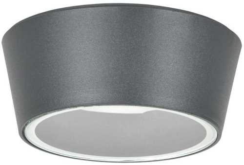 Светильник 5104 GX53 IP65 уличный потолочный сер. IEK LT-UPU0-5104-GX53-1-K03