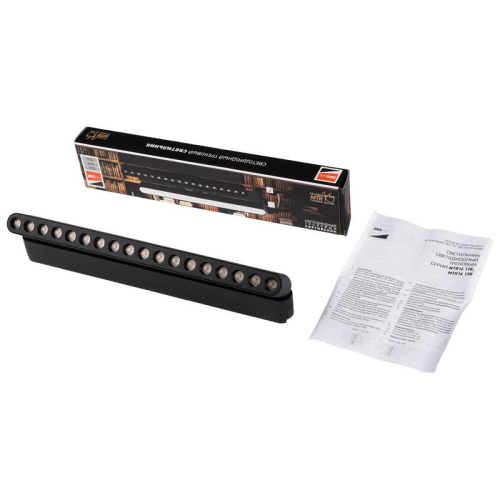 Светильник светодиодный трековый Метр (MTR)16 1318R 18Вт 3000К IP20 spot 36град. BL низковольтный черн. Pro JazzWay 5057036