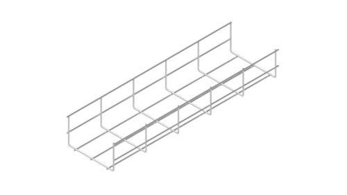 Лоток проволочный 300х80 L3000 сталь 5мм PL80-300-5-3000 оцинк. КМ LO26757