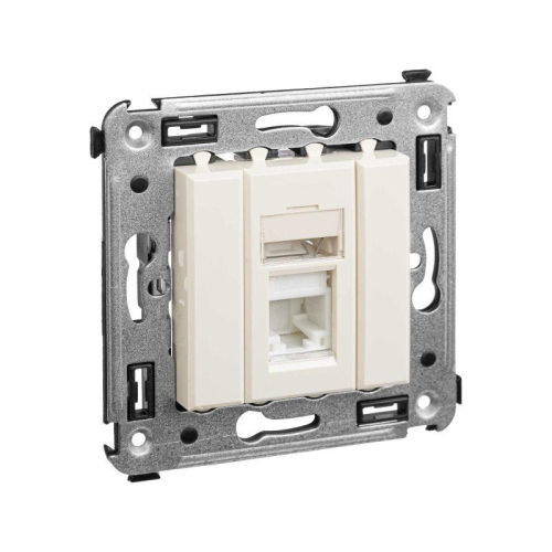 Розетка компьютерная 1-м СП Avanti "Ванильная дымка" RJ45 кат.6 DKC 4405293