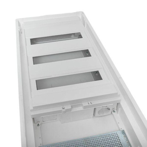 Щит комбинированный встраив. Nova (3 DIN-рейки+1 монт. плата) 5 габарит с металл. перфорированной дверью IP40 EKF Proxima nv-cb-pmd-3+1