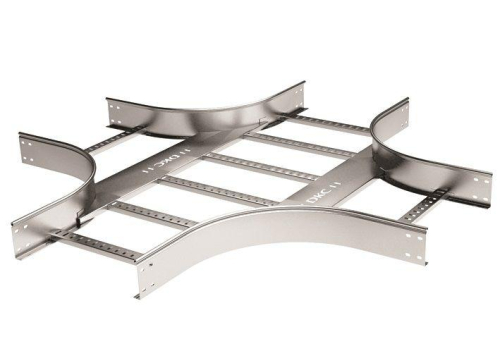 Ответвитель Х 100х500 R900 в компл. с крепежн. элемент. и соед. пластинами гор. оцинк. DKC LIX1905KHDZ