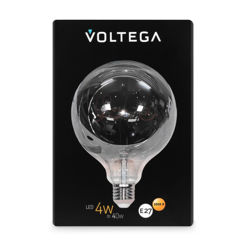 Лампа светодиодная филаментная Loft 271 G125 4Вт 3000К E27 Voltega 8523