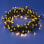 Гирлянда LED ULD-S2000-200/DGA WARM WHITE IP20 20м 200 диодов тепл. бел. свет провод зел. Uniel UL-00007308
