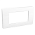 Рамка 2-м 4мод. Brava (для TOR и TBN) бел. DKC 75011W