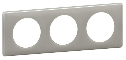 Рамка 3-м Celiane сер. глянец Leg 066603