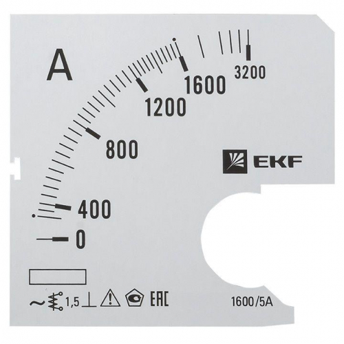 Шкала сменная для A721 1600/5А-1.5 PROxima EKF s-a721-1600